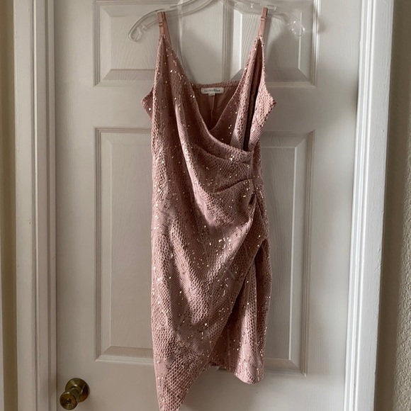 Pink Cocktail Dress - Picture 2 of 4